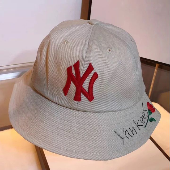 หมวกบักเก็ต-ลายโลโก้ทีมเบสบอส-ny-yankees-นิวยอร์ก-แยงกีส์