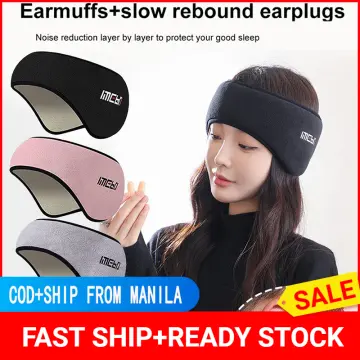 Noise reduction sleeping ear muffs hot sale