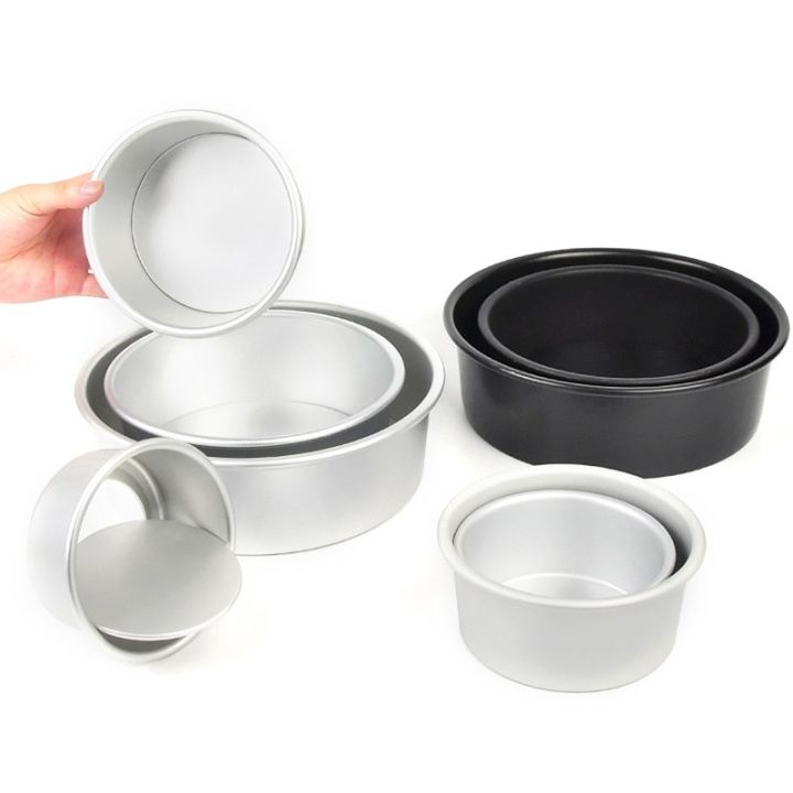 thicken-baking-tray-aluminum-alloy-round-movable-bottom-kitchen-bakeware