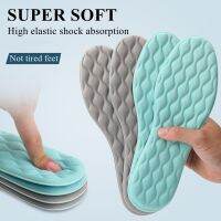 1Pair Memory Foam Shoe Pads Latex Massage Insoles for Sneakers Arch Support Foot Insole Soft Flat Feet Plantar Fasciitis Cushion Shoes Accessories