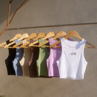 Basic Crop Tank Top - [Be Natural / WAEBAE] 2 สี - เสื้อกล้ามครอบ เสื้อครอป WAEBAE STORE