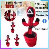 [Electric Squid Game Cactus Toy Super Cute Singing Dancing Plush Puzzle Toy Novelty Gifts for Children,Electric Squid Game Cactus Toy Super Cute Singing Dancing Plush Puzzle Toy Novelty Gifts for Children,]