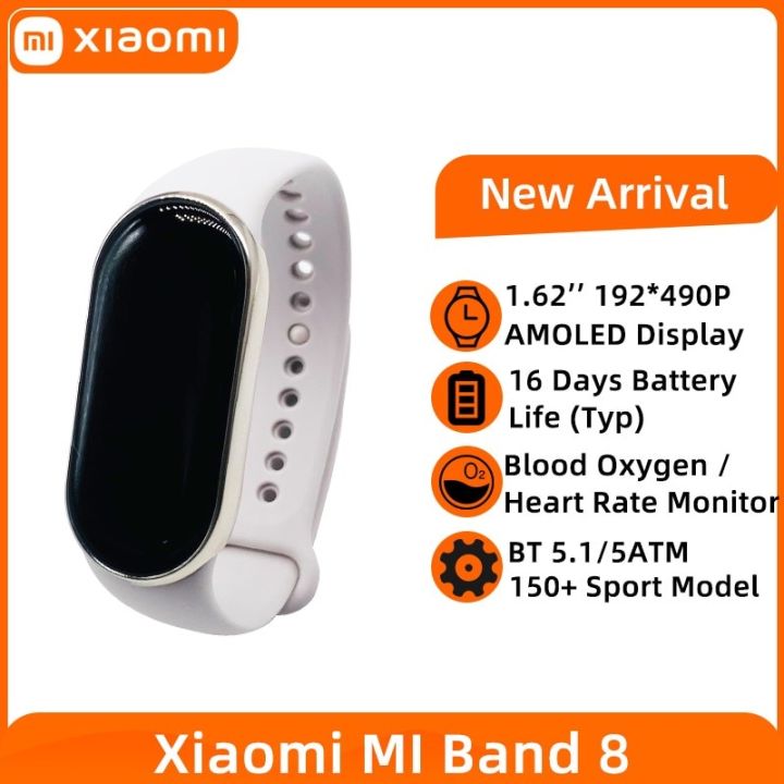 Xiaomi Mi Band 8 Smart Bracelet 1.62 Color AMOLED Blood Oxygen