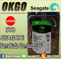 3 TB HDD (ฮาร์ดดิสก์) SEAGATE BARRACUDA 7200RPM SATA3 ( ST3000DM008 )