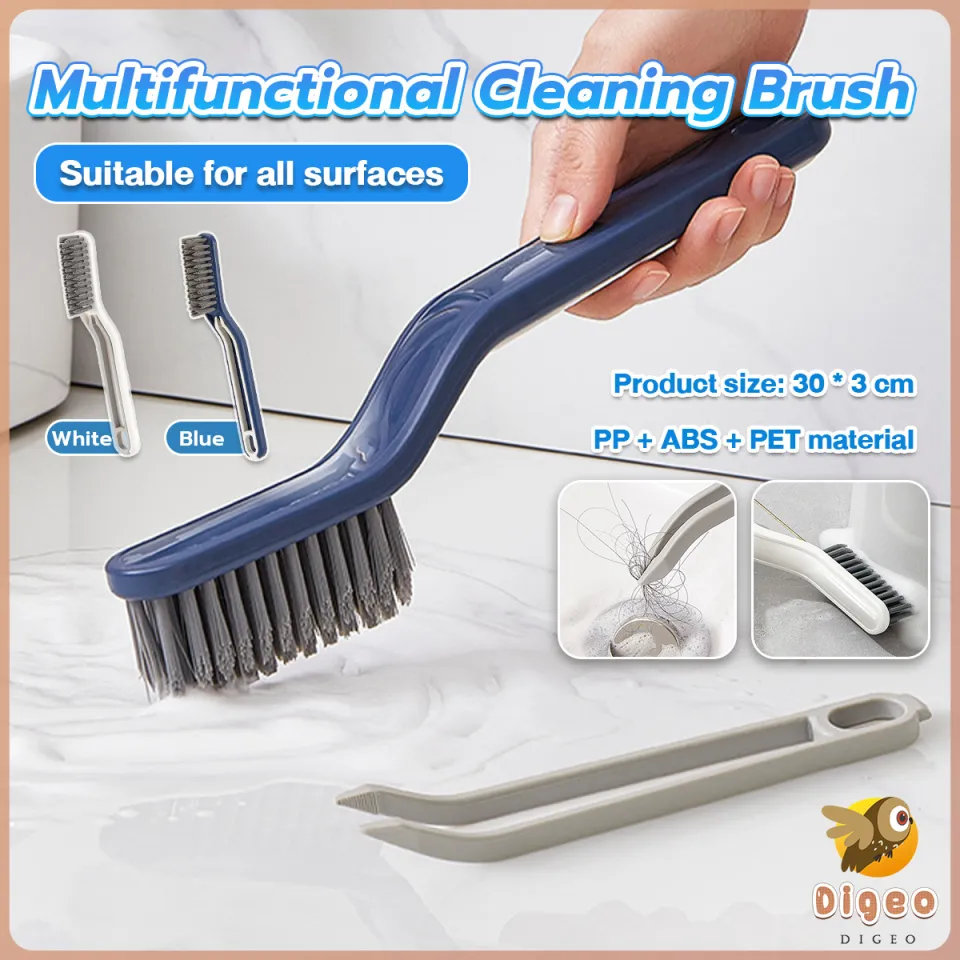 2 in 1 Multifunctional Floor Seam Brush, Bathroom Cleaning Brush Crack Brush