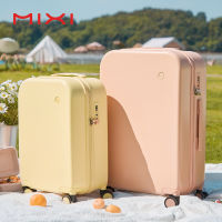 Mixi 26นิ้วผู้ชายผู้หญิง PC กระเป๋าเดินทาง Check-In กันน้ำ TSA 360 Universal Spinner ล้อสวมใส่รถเข็นกรณีกระเป๋าเดินทางฟรี M9236