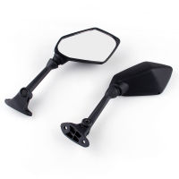 Areyourshop การแข่งรถ Mirrors เหมาะสำหรับ Kawasaki Ninja ZX6R 2009-2011 สีดำ