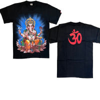 เสื้อยืดโอเวอร์ไซส์พระพิฆเนศพระพิฆเนศ เสื้อยืดวินเทจ ลายช้าง Unisex 100% COTTON Thai Ganesha Phra Phikanet Vintage T-Shirt, Elephant S-5XL