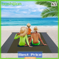 Bashijian 2X2.1เมตรผ้าห่มชายหาดกระเป๋ากันน้ำที่นอน Matras Kemah Dapat Dilipat เสื่อน้ำหนักเบาแบบพกพาเสื่อปิกนิกกลางแจ้งเสื่อชายหาด