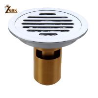 Anti Odor Floor Drain Chrome Linear Round Shower Drain Brass Floor Drain Cover Deodorant Floor Siphon Bathroom Accessories  by Hs2023