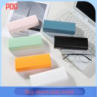 PDG พับได้ กล่องใส่แว่นตา ทนต่อแรงกด สีทึบทึบ กล่องแว่นตา เรโทร แว่นกันแดดกระเป๋าถุง ใช้ได้ทุกเพศ