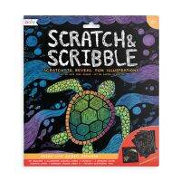 Scratch&amp;Scribble ART KIT กระดาษขูดสีรุ้งชุดใหญ่ ลาย  Ocean Life