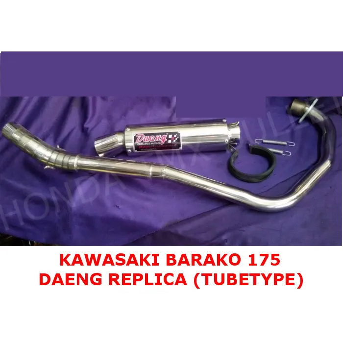Barako 175 Full Exhaust System Muffler,Open Muffler DAENG Tube type