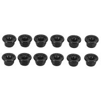 12PCS Metal 4mm Wheel Lock Nuts for 1/10 RC Crawler Car TRX4 TRX6 Axial SCX10 90046 AXI03007 Redcat