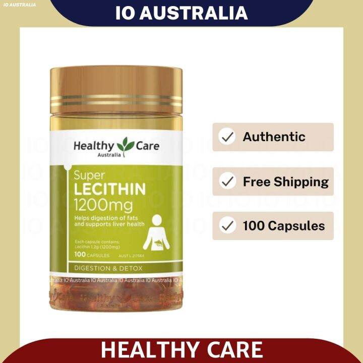 Healthy Care Super Lecithin 1200mg 100 Capsules Lazada