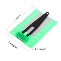 E5BE Green Target Plate Card with Stand Magnetic Floor Targets Card Plate for Laser Level Meter for Cross Line Lasers