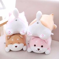 หมอนตุ๊กตาผ้าการ์ตูนของเล่นตุ๊กตาของเล่นสุนัขหมาอ้วน Boneka Mainan ชิบะอินุสำหรับเด็กของขวัญรูปสัตว์จิตชิบะอินุน่ารัก