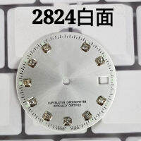 Suitable for log dial literal assembly 2824 2824-2 and 82058200 movement dial black-and-white gold drill face accessories