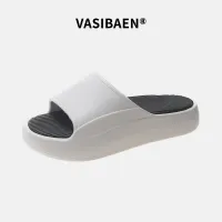 VASIBAEN pad knife defy male sandals shoes male casual slim suede-like pedal conceited insole pad thickening knife defy tap minimalist fashion shoes men bathroom slippers non-slip pad knife defy tap