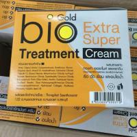 ทรีทเม้นไบโอ (สีทอง) Bio Gold Extra Super Treatment Cream (1 กล่อง 24 ซอง)