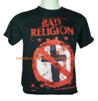 เสื้อวง BAD RELIGION แบด รีลิเจียน ไซส์ยุโรป เสื้อยืดวงดนตรีร็อค เสื้อร็อค  PTA870 ส่งจาก กทม.