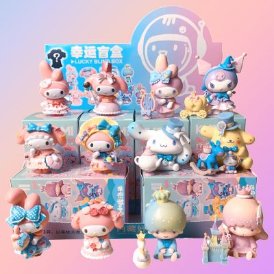 ZZOOI 12Pcs Kawaii Sanrio Anime Figures Cinnamoroll My Melody Kuromi Little Twin Stars Action Figure Model Dolls For Toy Gifts