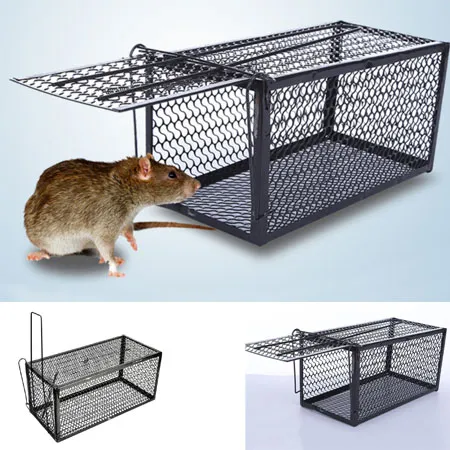 Mouse Trap Rat Cage Rodent Killer Mice Catcher Live Pest Control ...