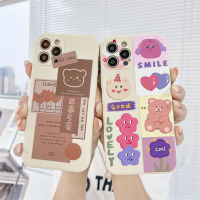 ?เป็นที่นิยมมากที่สุด?เคสมือถือลายน่ารักใหม่สำหรับ IPhone 11 12 13 PRO MAX Mini 6 7 6S 8 Plus X XR XS MAX Se 2020เคสสมาร์ทโฟนคู่แบบนิ่ม