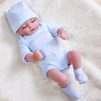 30cm Full Silicone Reborn Baby Dolls Lifelike Real Baby Reborn Toys For Girls Soft Silicone Body Play House Toys Childrens Gift