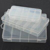 5 Compartments Fishing Tackle Plastic Soft Bait Storage Organizer