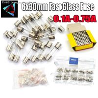 ▲ 6x30mm Fast Glass Fuse Kit In Package 0.1A 0.2A 0.25A 0.3A 0.4A 0.5A 0.63A 0.75A /250V 6x30 Insurance Tube Package