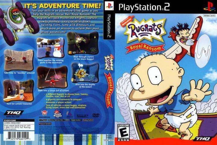 Ps2 Nickelodeon Rugrats Royal Ransom Lazada 0611