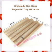 Chefmade Non Stick Baguette Tray WK 9026  จำนวน 1 ชิ้น ถาดอบ เบเกอรี่ แม่พิมพ์ พิมพ์ทำขนม แม่พิมพ์อบขนม บริการเก็บเงินปลายทาง