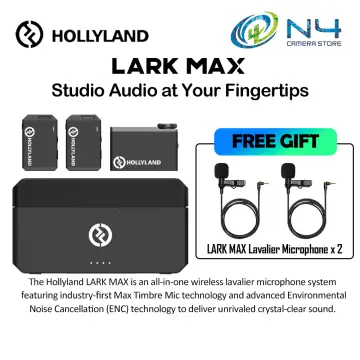 Hollyland LARK MAX HL-OLM02 Omnidirectional Lavalier Microphone (Black)