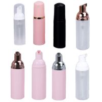 50ml Plastic Refillable Empty Cosmetic Container Cleanser Shampoo Makeup Foaming Travel Mousse Bottles with Foam Pump Travel Size Bottles Containers