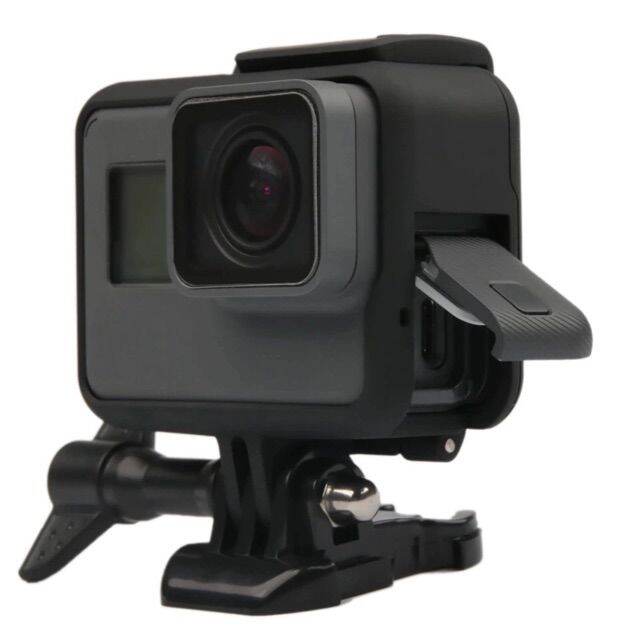 กรอบเฟรม-gopro-hero-7-6-5-2018-frame-plastic-case-ฝาครอบเลนส์-สายคล้องมือ-ชุดสกรู