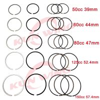 Piston Rings 39mm 44mm 47mm 50mm 52.4mm For GY6 50 60 80 100 125 150 CC 4 Stroke Moped Scooter ATV Pit Bike Motorcycle