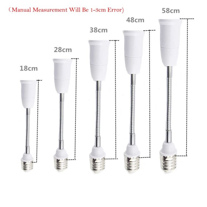 yf-e27-to-bulb-base-socket-extension-lamp-holder-converter-us-plug-18cm-28cm-38cm-48cm-58cm