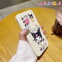 Jlingji เคสสำหรับ Vivo V19 V19G ลายการ์ตูน Kuromi บางสวยงามดีไซน์ใหม่เคสโทรศัพท์ขอบสี่เหลี่ยมเคสนิ่มเคสปลอกซิลิโคนกันกระแทก