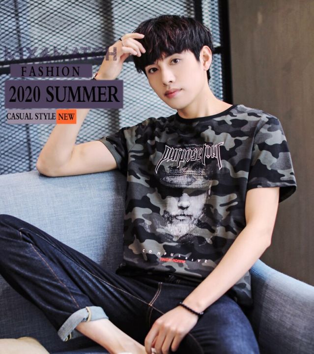 hot11-browon-2020-t-shirt-mens-crew-neck-short-sleeve-summer-tshirt-cal-new-camo-print-slim-t-shirt-mens-clothing