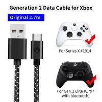 จอยเกม Xbox One สายชาร์จสำหรับมี USB สำหรับโอนย้ายข้อมูลและการเชื่อมต่อพีซีทนทานสูงถึง8.8ฟุตมีแต่สีดำและสีเขียว