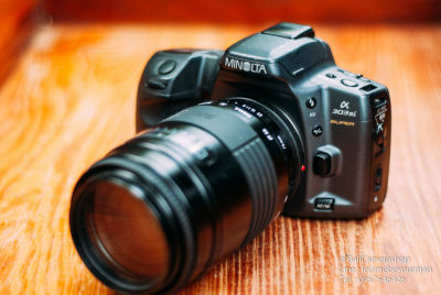 ขายกล้องฟิล์ม Minolta a303si super  97719117 พร้อมเลนส์ Sigma 75-200mm F3.8