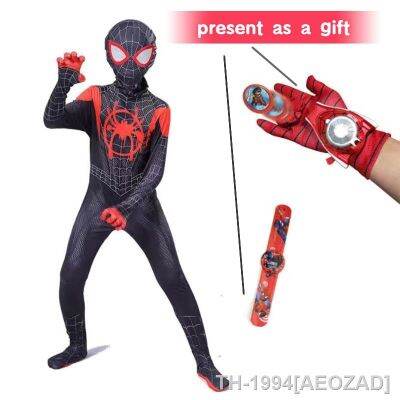 AEOZAD Spandex Peter Parker คอสเพลย์ บอดี้สูท super-heroi สำหรับผู้ใหญ่และ crianças Halloween Dressing Zentai