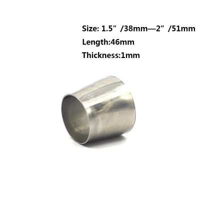 201 Stainless Steel Weldable Reducer Adapter Pipe OD (1.5 quot;/38mm-2 quot;/51mm2 39; 39;/51mm-2.5 39; 39;63mm2.5 39; 39;63mm-3 39; 39;/76mm)