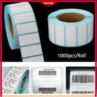 WUMENG 1000pcs/Roll การ์ด ราคาซูเปอร์มาร์เก็ต แท็กเปล่า ป้ายบรรจุภัณฑ์ กันน้ำ สติ๊กเกอร์กันความร้อน กระดาษกาว