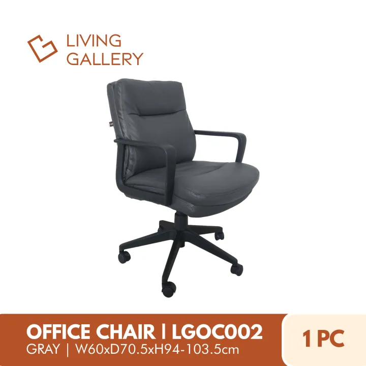 Living Gallery Office Chair Padded MidBack Rolling Office Chair