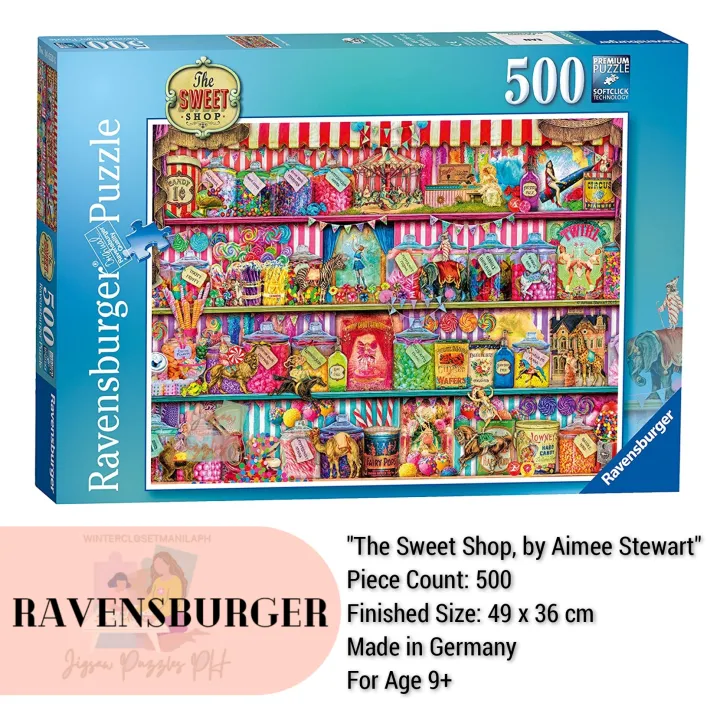 Ravensburger 500 piece Jigsaw Puzzle - The Sweet Shop by Aimee Stewart ...