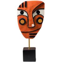 Face Art Crafts Decorative Traditional Abstract Tabletop &amp; Cabinet Figurines Creative Living Room Home Decoration