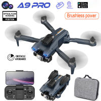 A9 Pro Drone โดรนติดกล้อง 8K ​โดรนบังคับ ​Ultra HD เลนส์คู่ ​หลีกเลี่ยงขีดขวางอัตโนมัติ 540° ขาพับได้พร้อมรีโมท WIFI โดรนของเล่น โดรนบังคับใหญ่ โดรนถ่ายรูป เครื่องบินโดรน โดรนควบคุมระยะไกล โดรนถ่ายภาพทางอากาศระดับ