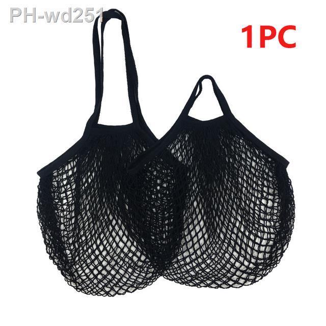 cw-1pc-reusable-grocery-for-fruit-vegetable-cotton-mesh-string-organizer-handbag-short-handle-net-shopping